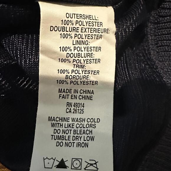 NWOT Men's Pebble Beach Spanish Bay Navy Golf Pullover XL - Picture 5 of 5